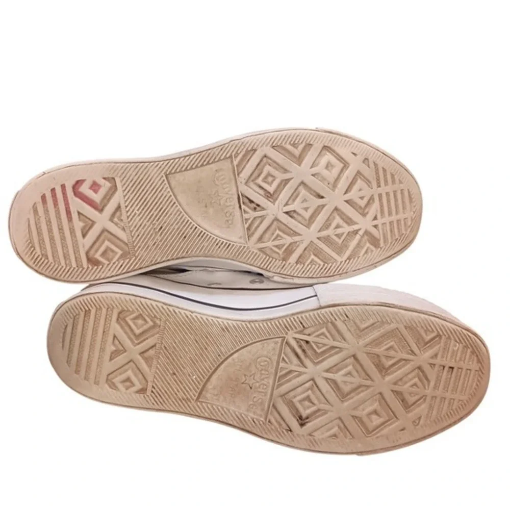 Converse Chuck Taylor All‎ Star Platform Leather White Women SKUW524